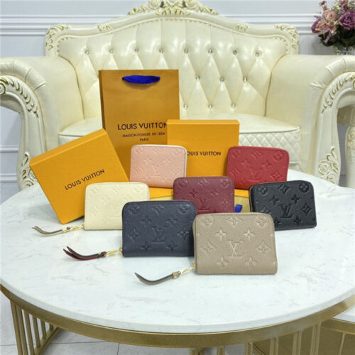 High Quality Luxury Louis Vuitton Zippy Coin Purse Monogram Empreinte (Varied Colors) product detail