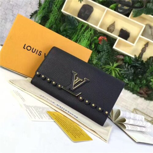 High Quality Luxury Louis Vuitton Capucines Wallet – Style 47341