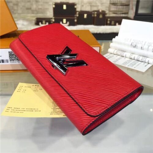 High Quality Luxury Louis Vuitton Twist Wallet (Coquelicot) product detail