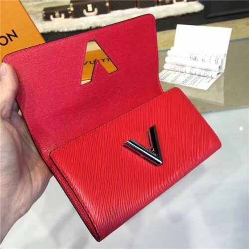 High Quality Luxury Louis Vuitton Twist Wallet (Coquelicot) product detail
