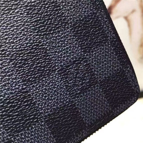 High Quality Luxury Louis Vuitton Zip Compact Wallet (Damier Graphite) alternate view