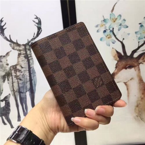 High Quality Luxury Louis Vuitton Passport Cover Damier Ebene alternate view