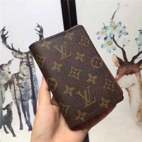 High Quality Luxury Louis Vuitton Passport Cover Monogram