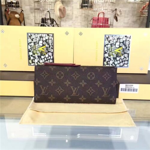 High Quality Luxury Louis Vuitton Adele Wallet Fuchsia