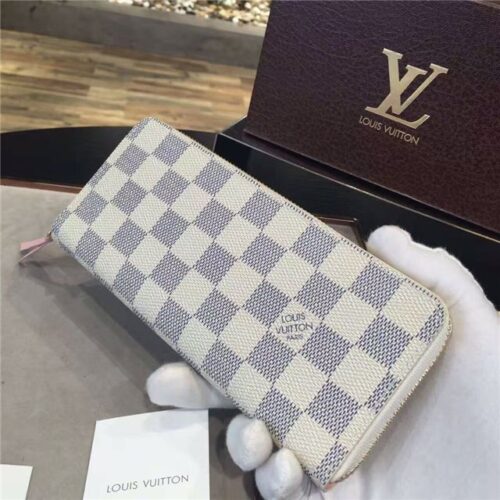 High Quality Luxury Louis Vuitton Azur Clemence Wallet Rose Ballerine alternate view