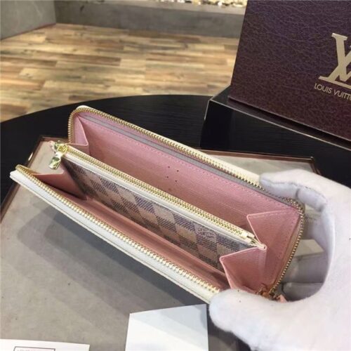 High Quality Luxury Louis Vuitton Azur Clemence Wallet Rose Ballerine product detail