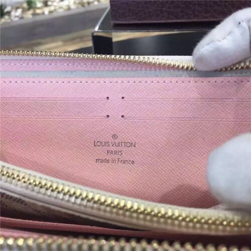 High Quality Luxury Louis Vuitton Azur Clemence Wallet Rose Ballerine product detail