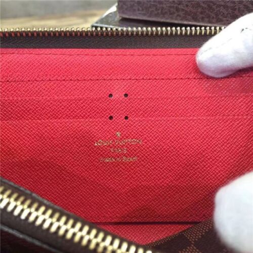 High Quality Luxury Louis Vuitton Damier Clemence Wallet Brown product detail