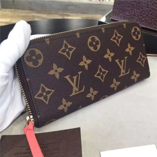 High Quality Luxury Louis Vuitton Monogram Clemence Wallet Poppy product detail