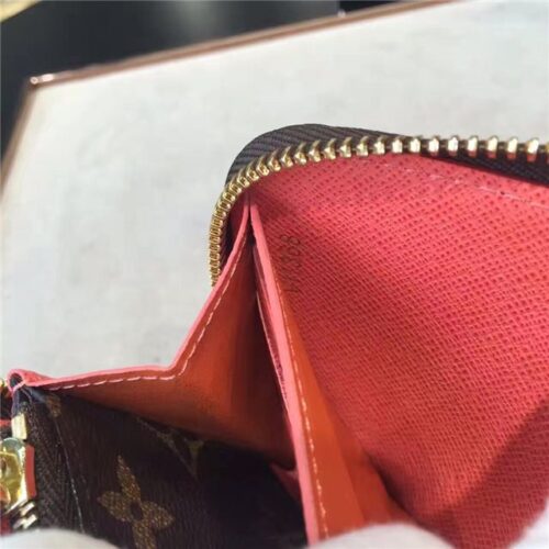 High Quality Luxury Louis Vuitton Monogram Clemence Wallet Poppy product detail