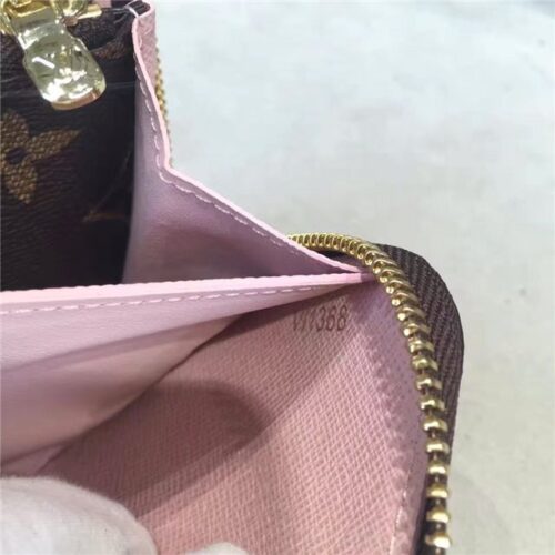 High Quality Luxury Louis Vuitton Monogram Clemence Wallet Rose Ballerine product detail
