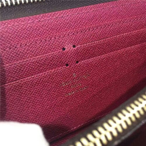 High Quality Luxury Louis Vuitton Monogram Clemence Wallet Fuchsia product detail