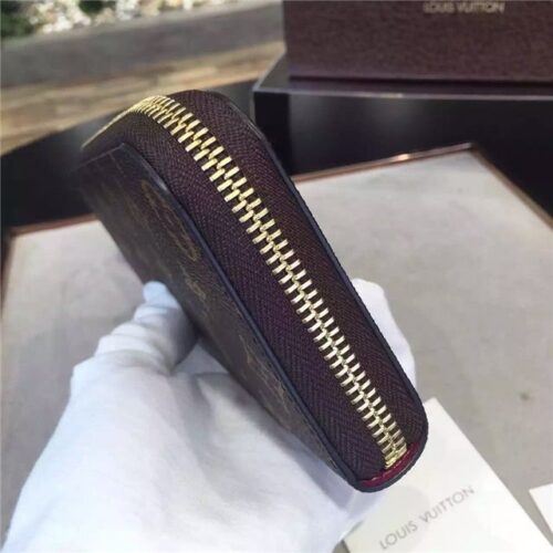 High Quality Luxury Louis Vuitton Monogram Clemence Wallet Fuchsia product detail