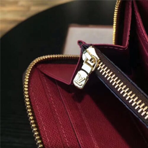 High Quality Luxury Louis Vuitton Monogram Clemence Wallet Fuchsia product detail
