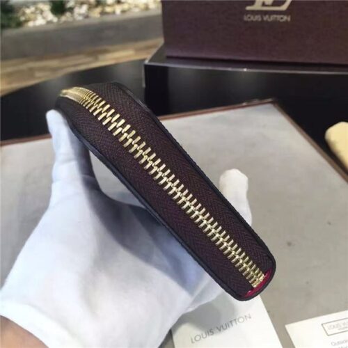 High Quality Luxury Louis Vuitton Monogram Clemence Wallet Hot Pink product detail
