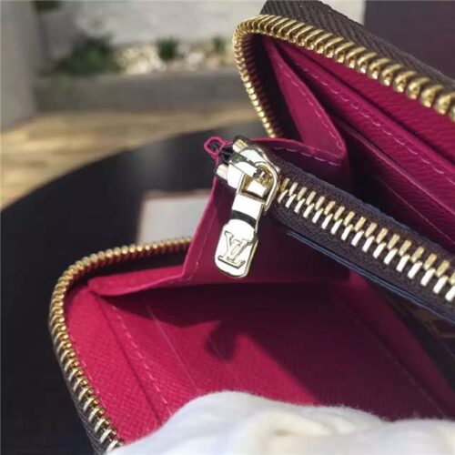 High Quality Luxury Louis Vuitton Monogram Clemence Wallet Hot Pink product detail