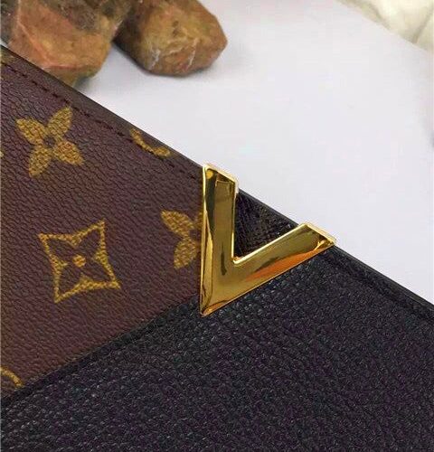 High Quality Luxury Louis Vuitton Monogram Kimono Wallet Noir product detail