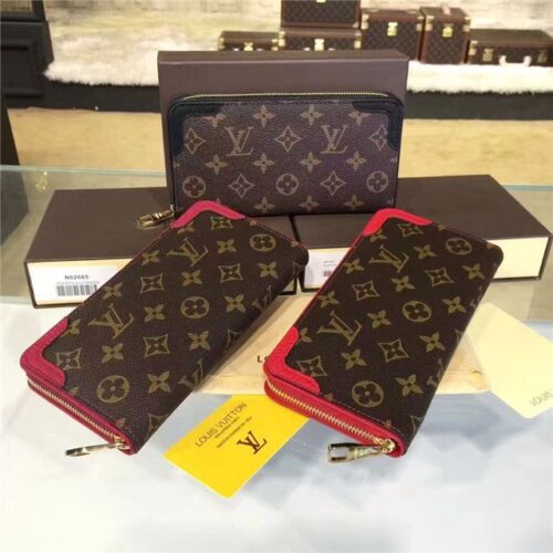 High Quality Luxury Louis Vuitton Zippy Wallet Retiro Noir product detail