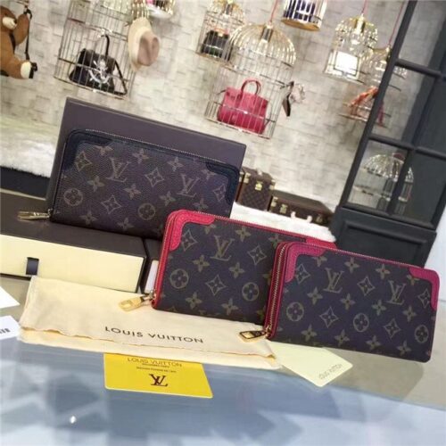 High Quality Luxury Louis Vuitton Zippy Wallet Retiro Noir product detail