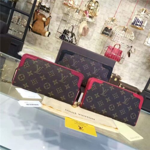 High Quality Luxury Louis Vuitton Zippy Wallet Retiro Noir product detail