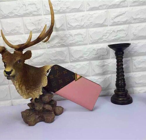 High Quality Luxury Louis Vuitton Monogram Kimono Wallet Rose Ballerine product detail