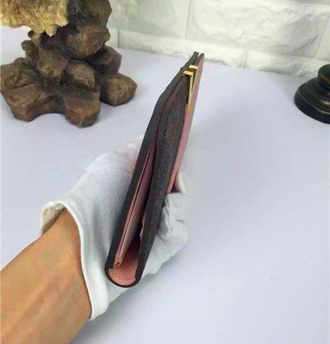 High Quality Luxury Louis Vuitton Monogram Kimono Wallet Rose Ballerine product detail