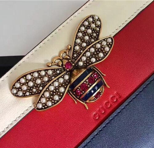 High Quality Luxury Gucci Queen Margaret Leather Zip Around Wallet (Varied Colors) product detail