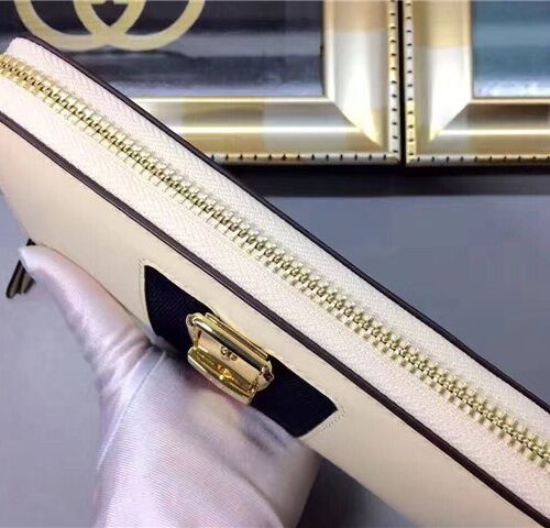 High Quality Luxury Gucci Sylvie Leather Zip Around Wallet (Varied Colors) product detail