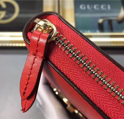High Quality Luxury Gucci Sylvie Leather Zip Around Wallet (Varied Colors) product detail