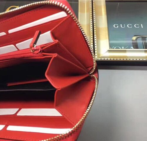 High Quality Luxury Gucci Sylvie Leather Zip Around Wallet (Varied Colors) product detail