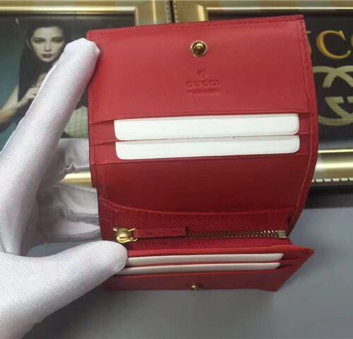 High Quality Luxury Gucci GG Supreme Card Case With Cherries product detail