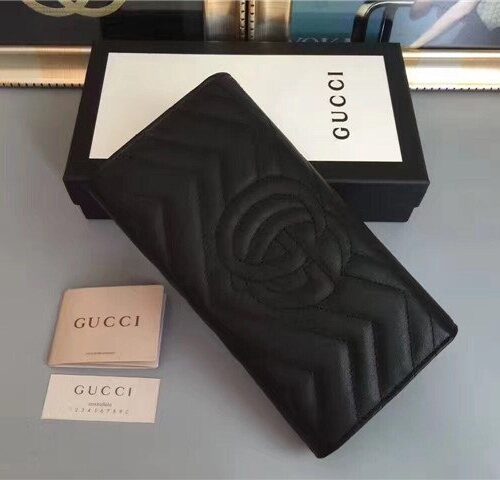 High Quality Luxury Gucci GG Marmont Continental Wallet (Varied Colors) product detail