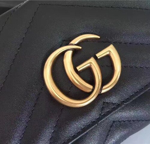 High Quality Luxury Gucci GG Marmont Continental Wallet (Varied Colors) product detail