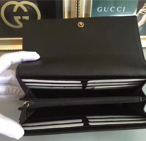 High Quality Luxury Gucci GG Marmont Continental Wallet (Varied Colors) product detail