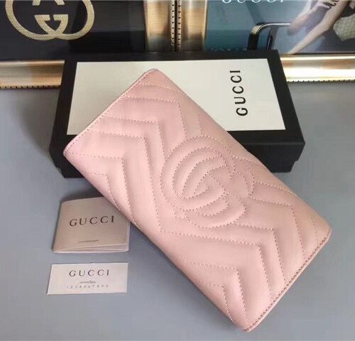 High Quality Luxury Gucci GG Marmont Continental Wallet (Varied Colors) product detail