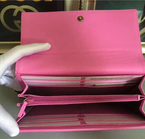 High Quality Luxury Gucci GG Marmont Continental Wallet (Varied Colors) product detail