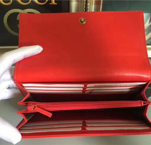 High Quality Luxury Gucci GG Marmont Continental Wallet (Varied Colors) product detail