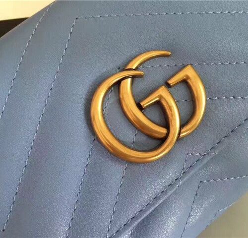 High Quality Luxury Gucci GG Marmont Continental Wallet (Varied Colors) product detail