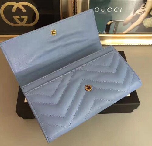 High Quality Luxury Gucci GG Marmont Continental Wallet (Varied Colors) product detail