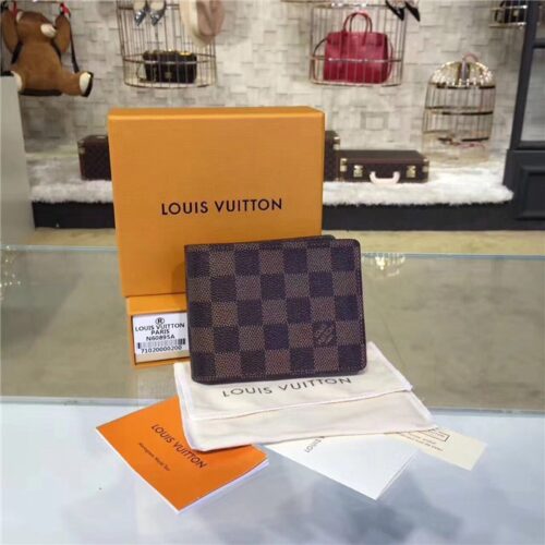 High Quality Luxury Louis Vuitton Damier Multiple Wallet product detail