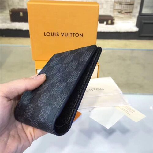 High Quality Luxury Louis Vuitton Damier Graphite Multiple For Bills And Credit Card product detail