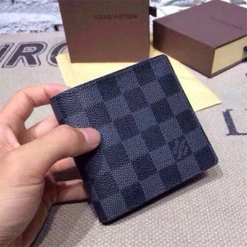 High Quality Luxury Louis Vuitton Marco Damier Graphite Wallet product detail