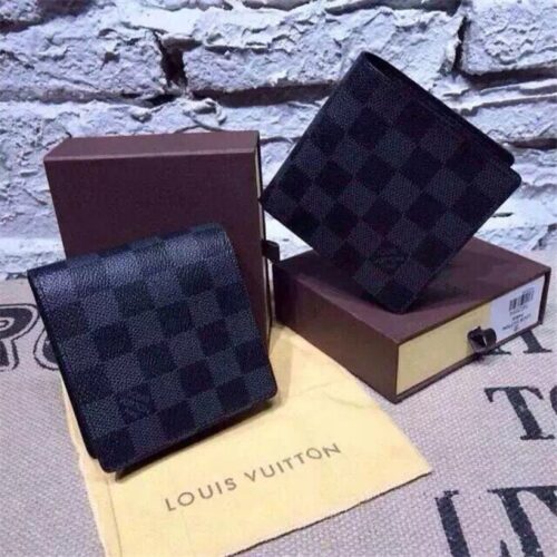 High Quality Luxury Louis Vuitton Marco Damier Graphite Wallet product detail