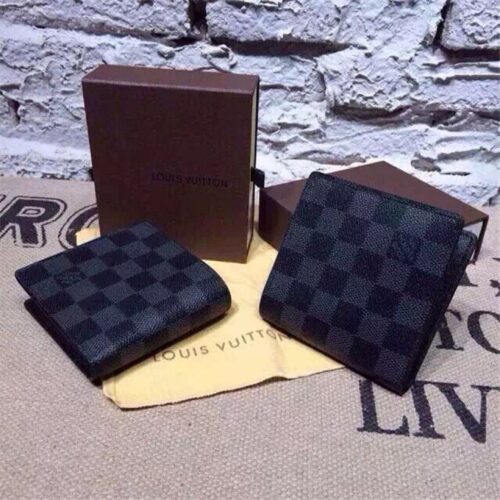 High Quality Luxury Louis Vuitton Marco Damier Graphite Wallet product detail