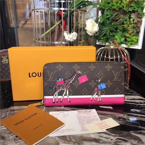 High Quality Luxury Louis Vuitton Zippy Wallet Monogram Canvas