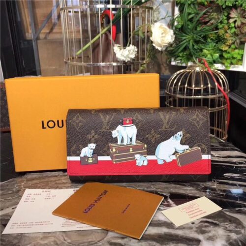 High Quality Luxury Louis Vuitton Sarah Monogram Wallet