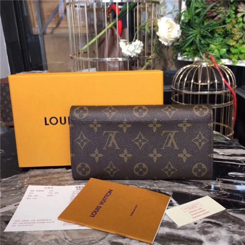 High Quality Luxury Louis Vuitton Sarah Monogram Wallet product detail