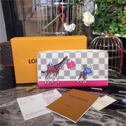 High Quality Luxury Louis Vuitton Zippy Damier Azur Wallet