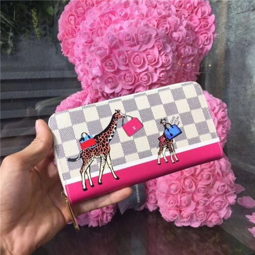 High Quality Luxury Louis Vuitton Zippy Damier Azur Wallet alternate view