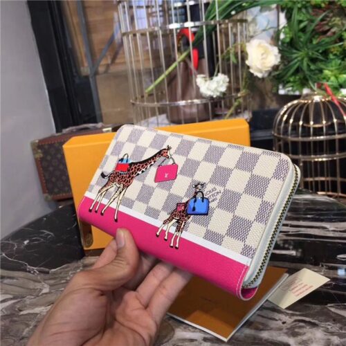 High Quality Luxury Louis Vuitton Zippy Damier Azur Wallet product detail